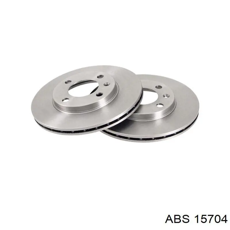 Диск переднього гальма ABS 15704 ціна, від 20.93 USD
