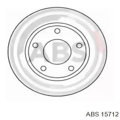 Диск гальмівний задній 15712 ABS