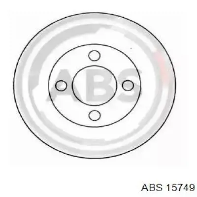 15749 ABS диск гальмівний задній