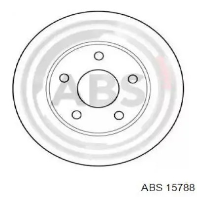 Диск переднього гальма ABS 15788 ціна, від 33.10 USD