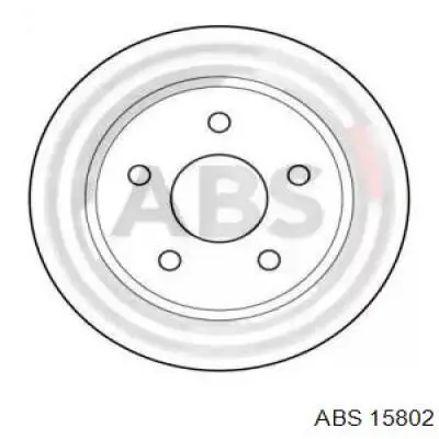 Купити 15802 ABS Диск заднього гальма