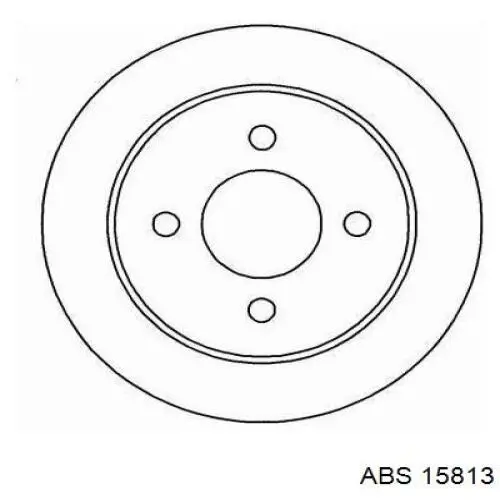 15813 ABS диск гальмівний передній