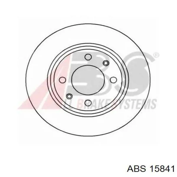 15841 ABS диск гальмівний передній