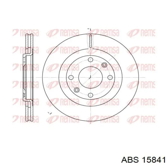 Купити 15841 ABS Ротор гальмівний