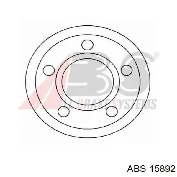 15892 ABS Гальмо дискове переднє