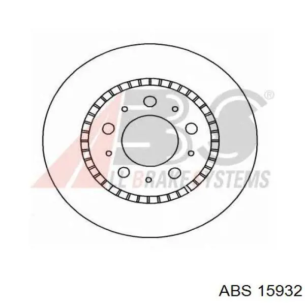 15932 ABS диск гальмівний передній
