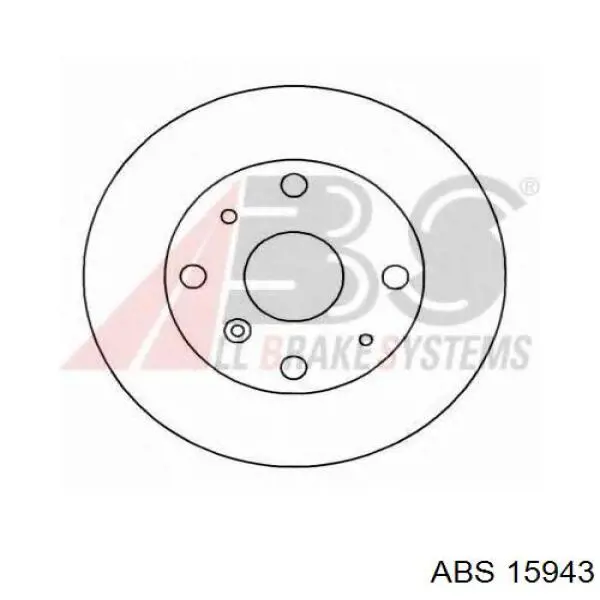 Купити 15943 ABS Ротор гальмівний