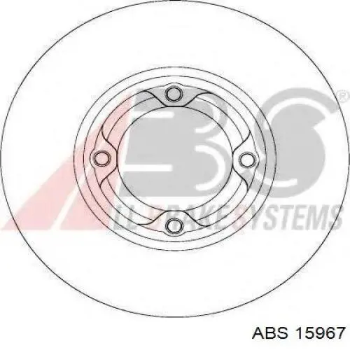 15967 ABS диск гальмівний передній