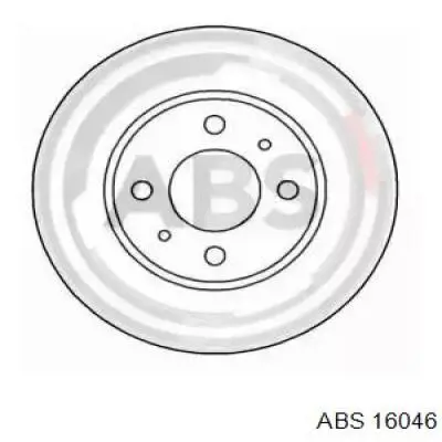 16046 ABS диск гальмівний передній