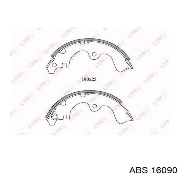Задні дискові гальма ABS 16090 ціна, від 20.50 USD