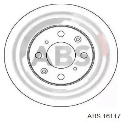 Диск переднього гальма ABS 16117 ціна, від 24.90 USD