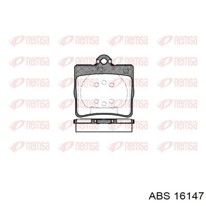 Задні дискові гальма ABS 16147 ціна, від 23.43 USD