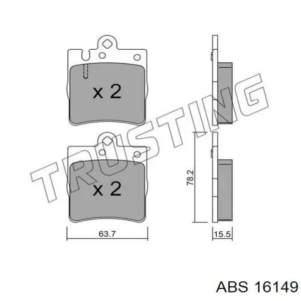 Купити BG3360 Delphi Диск заднього гальма