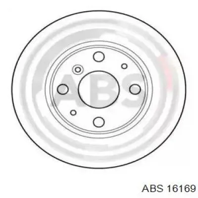 16169 ABS диск гальмівний передній