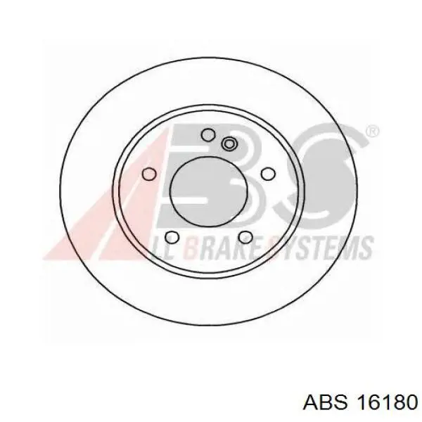 16180 ABS диск гальмівний задній