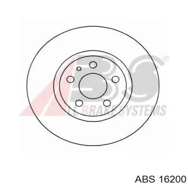 16200 ABS диск гальмівний передній