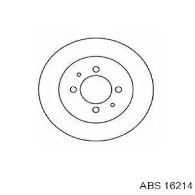 16214 ABS диск гальмівний задній