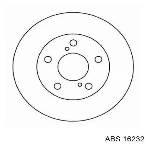 16232 ABS диск гальмівний передній
