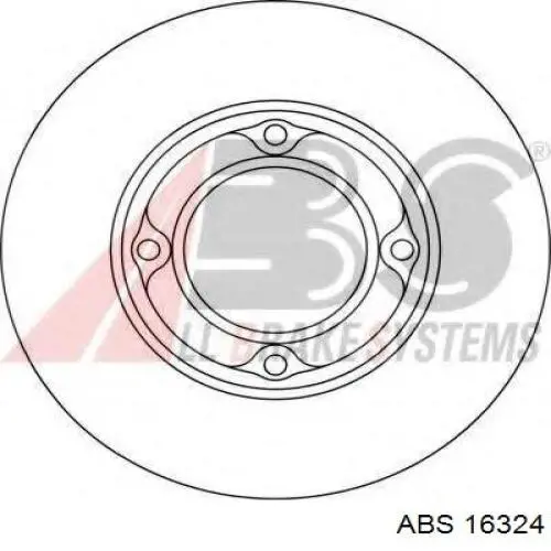 Диск гальмівний передній 4351287519000 Daihatsu