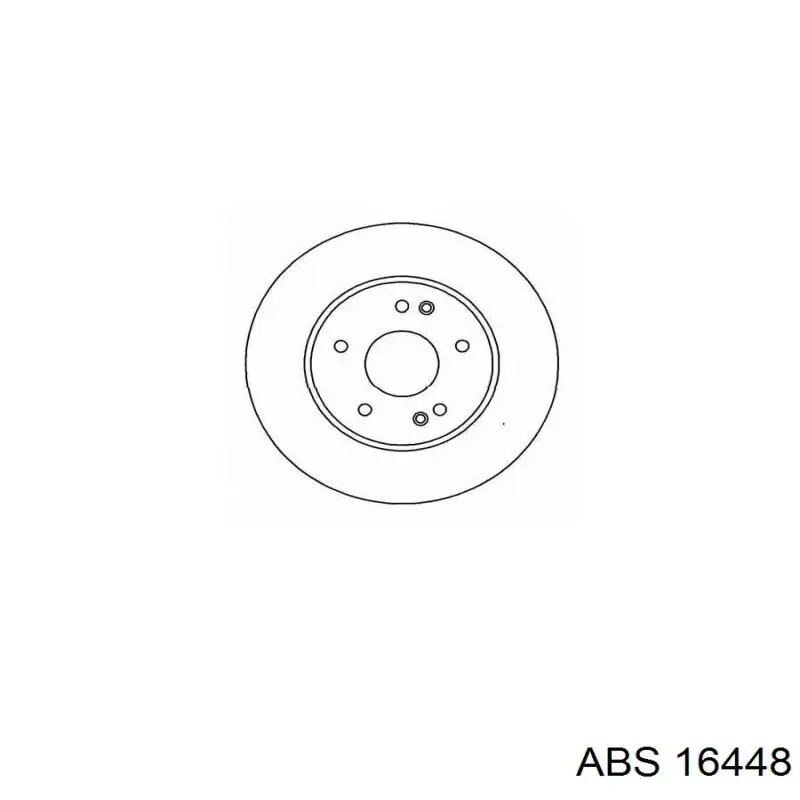 16448 ABS диск гальмівний передній