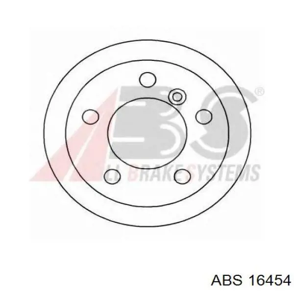 Диск гальмівний задній 16454 ABS