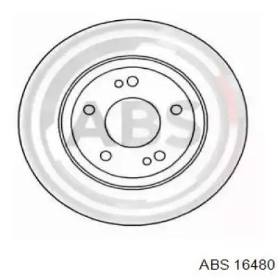 Диск гальмівний передній ABS 16480