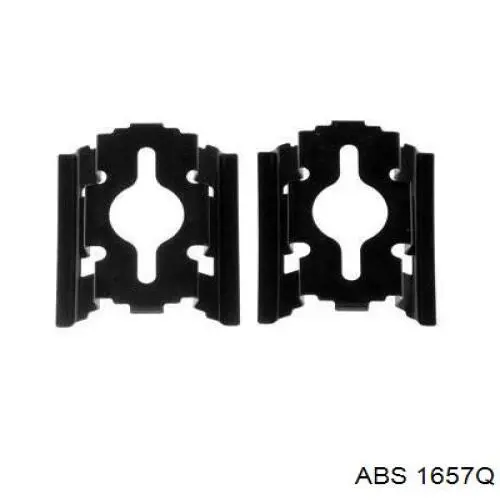 1657Q ABS комплект пружинок кріплення дискових колодок, передніх