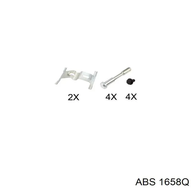 271476 Maxgear Комплект пружинок кріплення дискових колодок, передніх