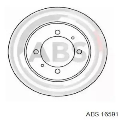 Купити 16591 ABS Диск заднього гальма