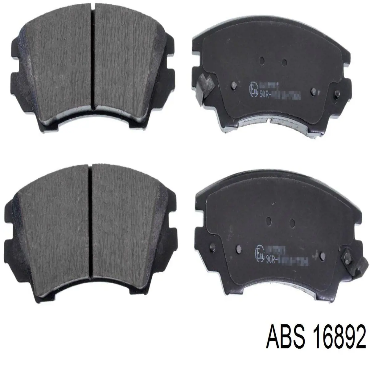 16892 ABS диск гальмівний передній