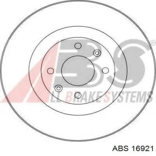 Диск переднього гальма ABS 16921 ціна, від 43.06 USD