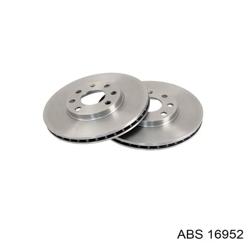 Диск переднього гальма ABS 16952 ціна, від 24.05 USD