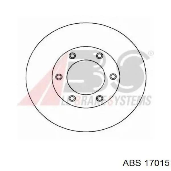 17015 ABS диск гальмівний передній