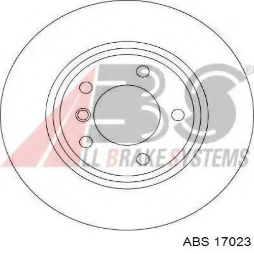 17023 ABS диск гальмівний передній