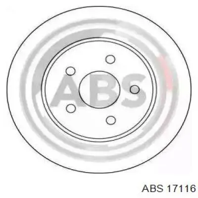 17116 ABS диск гальмівний задній