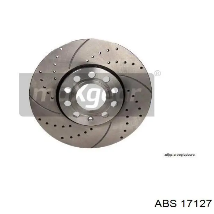 Диск переднього гальма ABS 17127 ціна, від 49.62 USD
