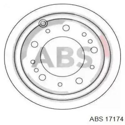 17174 ABS диск гальмівний задній