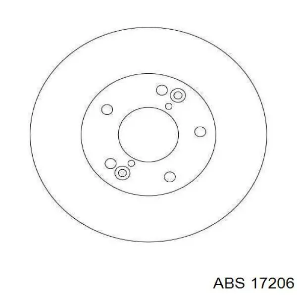 Диск гальмівний передній S5171239001 Hyundai/Kia