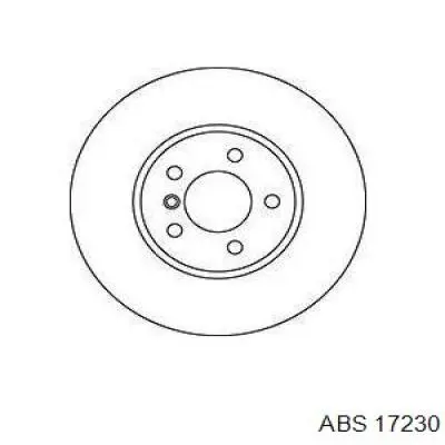 Диск гальмівний передній 17230 ABS