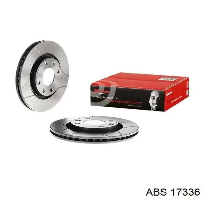 Диск переднього гальма ABS 17336 ціна, від 24.33 USD