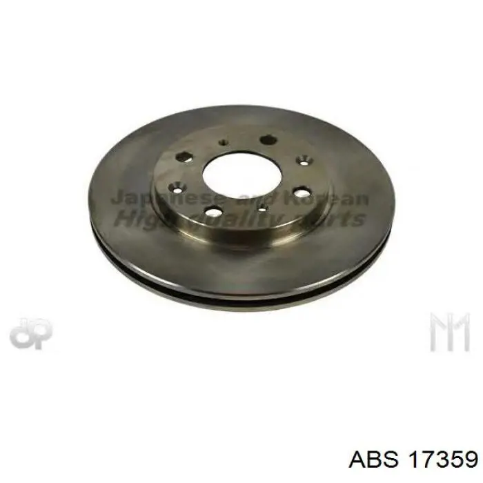 Диск переднього гальма ABS 17359 ціна, від 27.29 USD