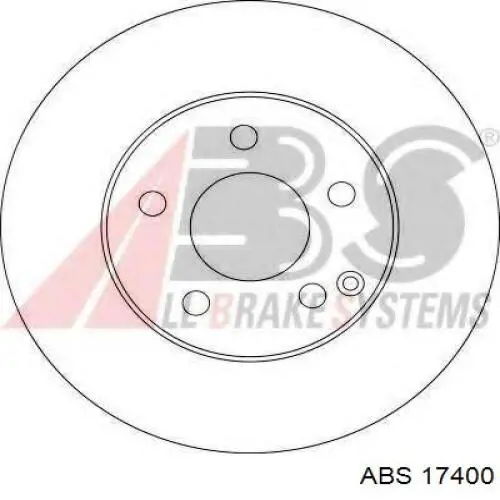 Диск переднього гальма ABS 17400 ціна, від 42.78 USD