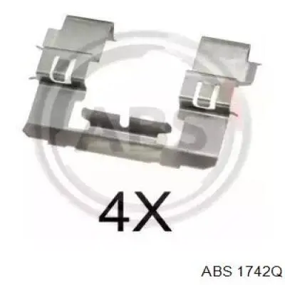 Купити 1742Q ABS Комплект пружинок кріплення дискових колодок, передніх