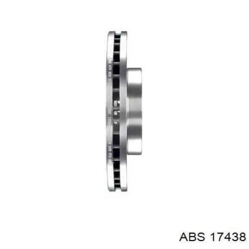 Диск переднього гальма ABS 17438 ціна, від 38.00 USD