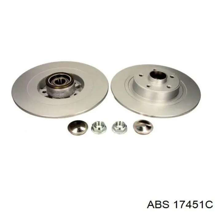 Гальмівні диски 17451C ABS