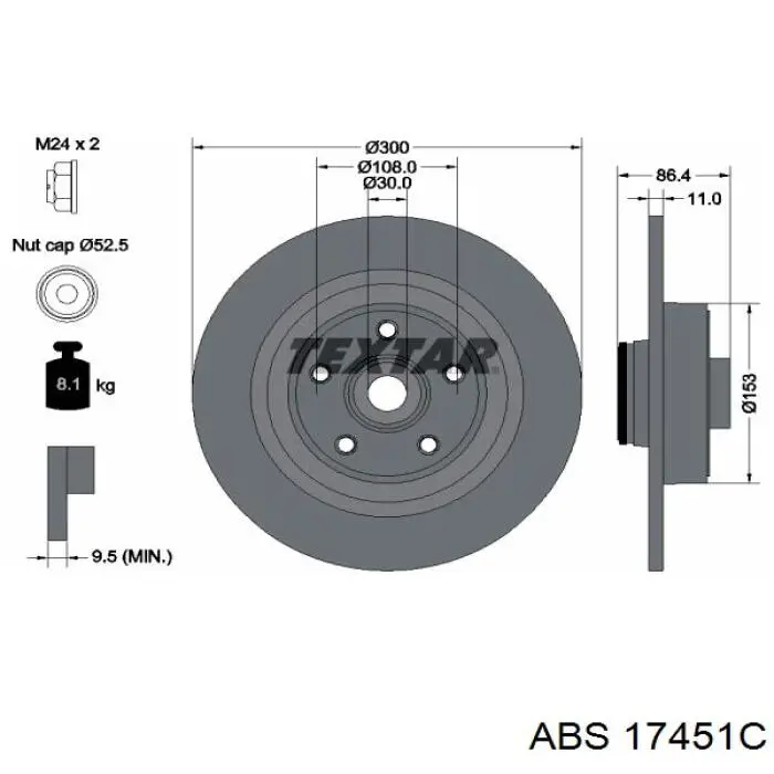 17451C ABS Дискові гальма