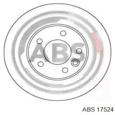 Диск гальмівний передній 17524 ABS