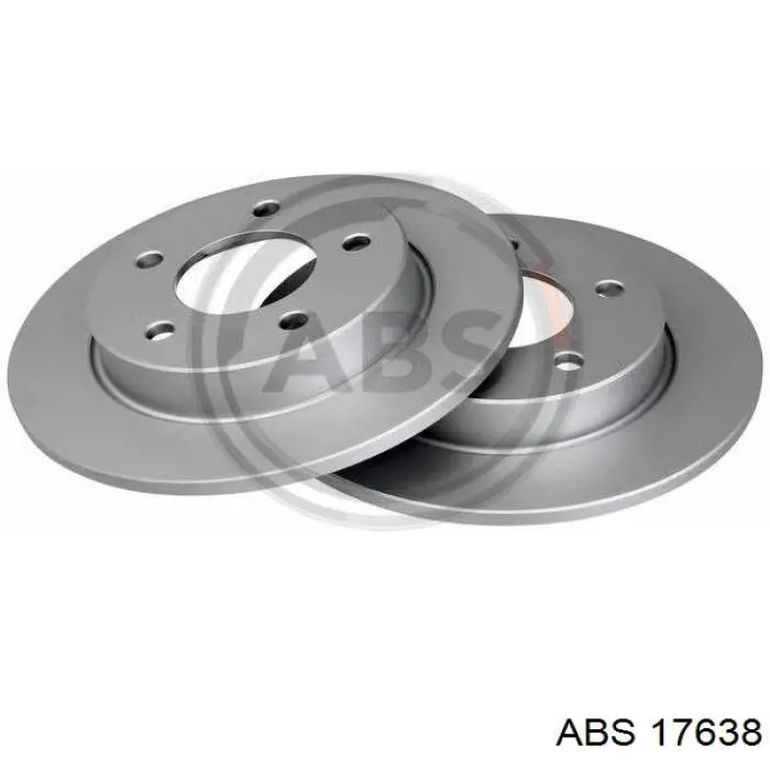 17638 ABS диск гальмівний задній