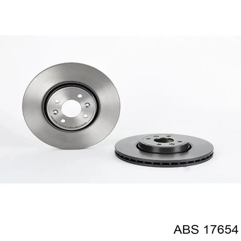 Диск переднього гальма ABS 17654 ціна, від 44.65 USD
