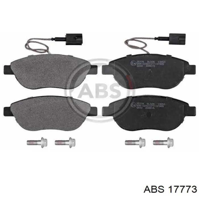 Диск переднього гальма ABS 17773 ціна, від 54.82 USD